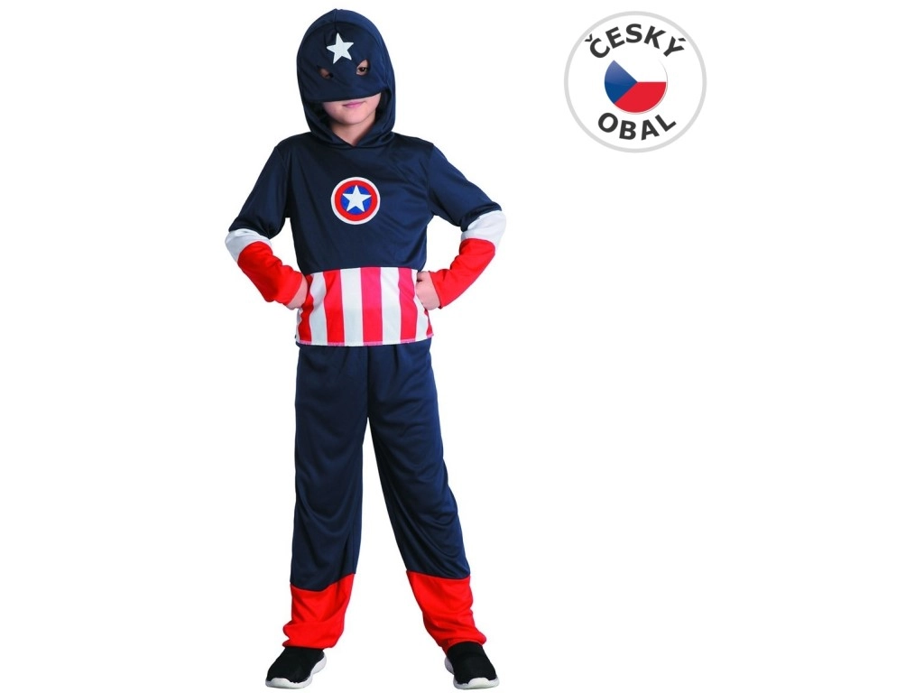 Dětský karnevalový kostým hrdina 110–120 cm