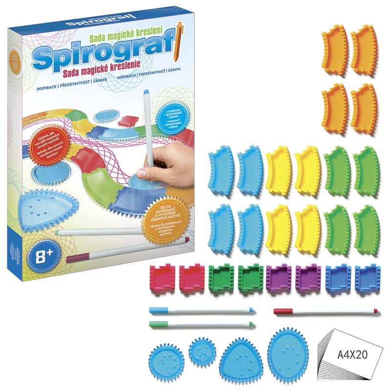 Levně Kreativní spirografová sada Spiral Designer