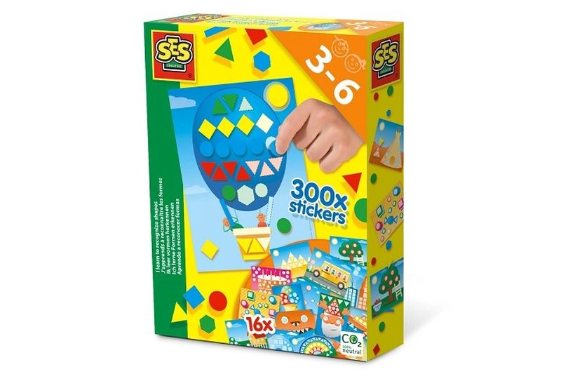 SES Creative geometrické tvary k nalepování