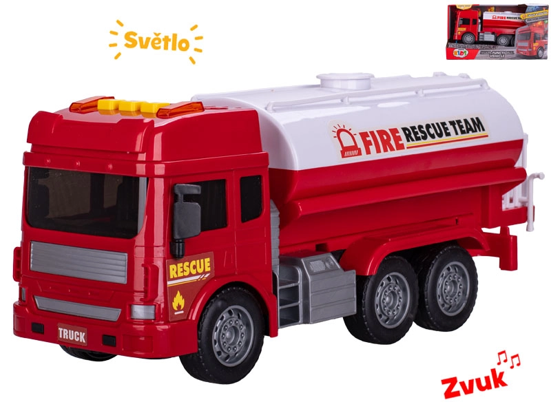 Hasičská cisterna se světly a zvuky 28 cm