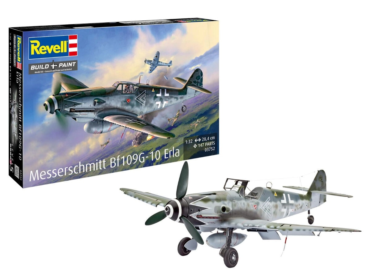 Revell Plastic ModelKit letadlo 03752 Messerschmitt Bf109G-10 Erla 1:32