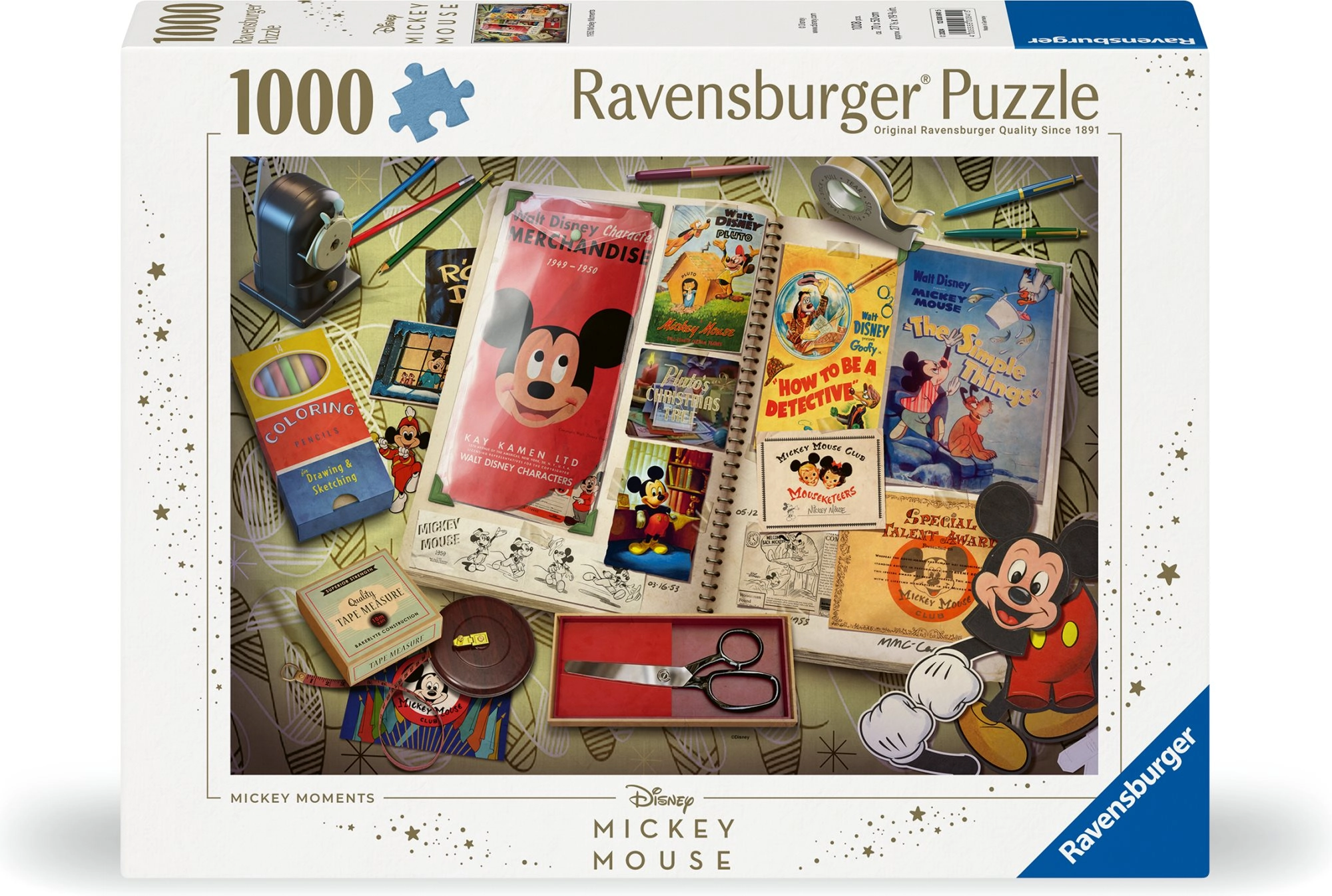 Ravensburger puzzle Disney: Mickeyho výročí 1950, 1000 dílků