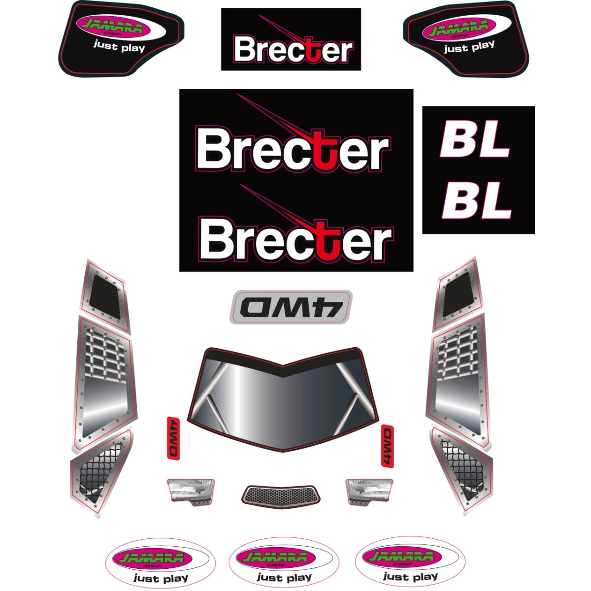 Sada obtisků Brecter - 1 kus