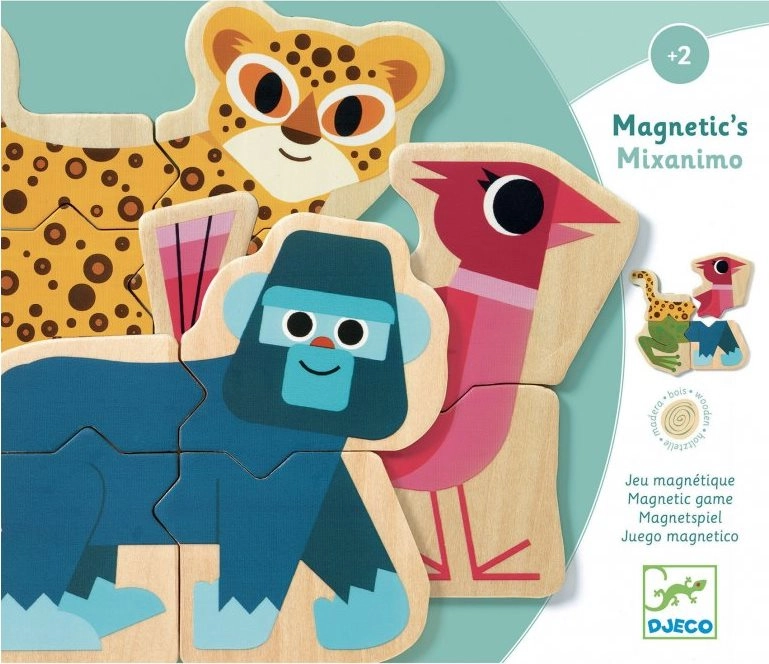 Levně Djeco Magnetická skládačka zvířátek