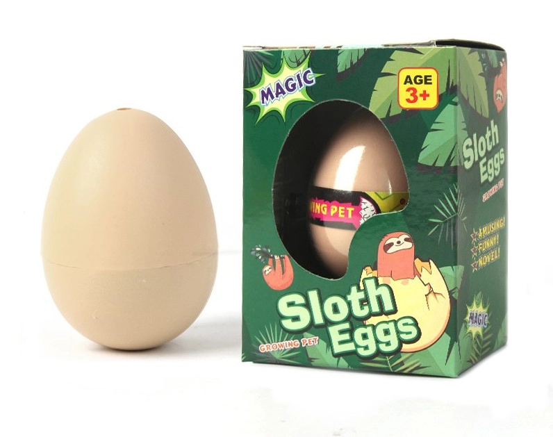 Rostoucí vejce s lenochodem 6,5 cm