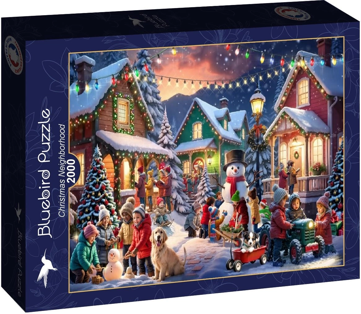 Bluebird puzzle vánoční čtvrť 2000 dílků