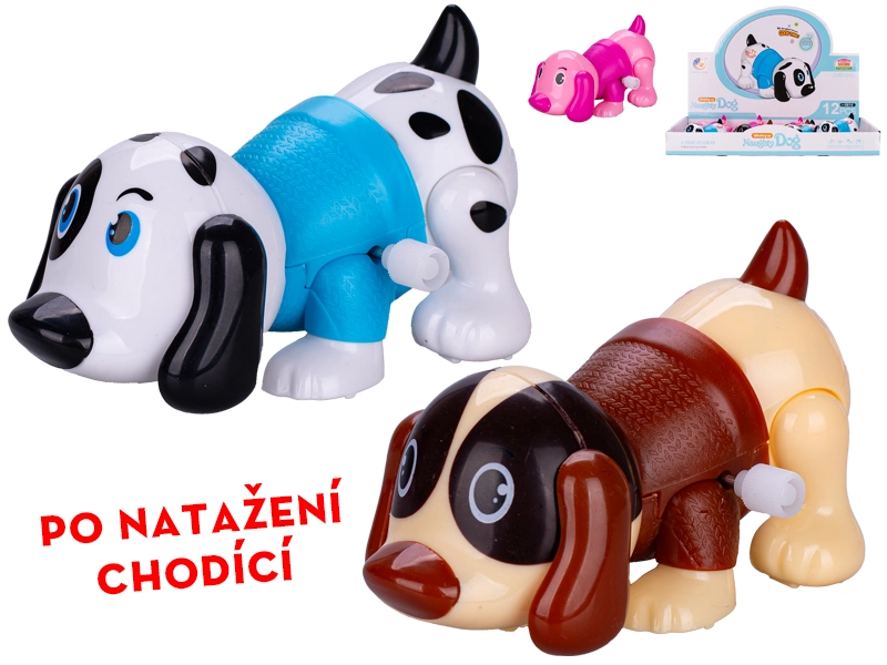 Pejsek na klíček – chodící hračka pro děti