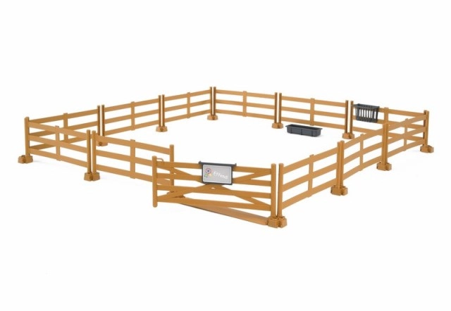 Levně Bruder Bworld 62602 ohrada na zvířata hnědá