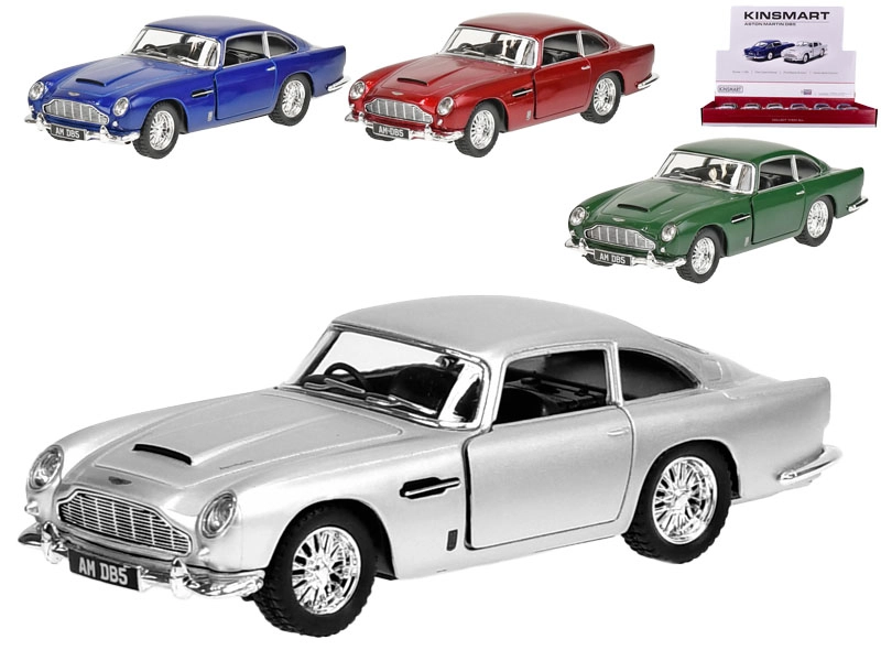Kovový model auta KINSMART Aston Martin DB5 1:38 se zpětným chodem