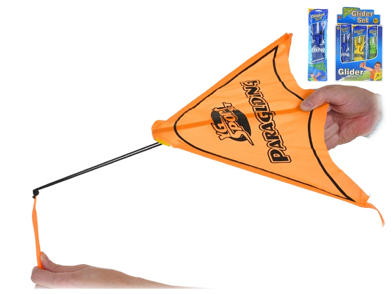 Vystřelovací látkové rogalo s parašutistou 43 cm