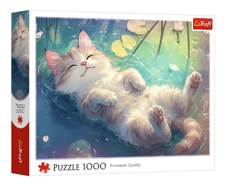 Puzzle 1000 dílků purrfektní relax