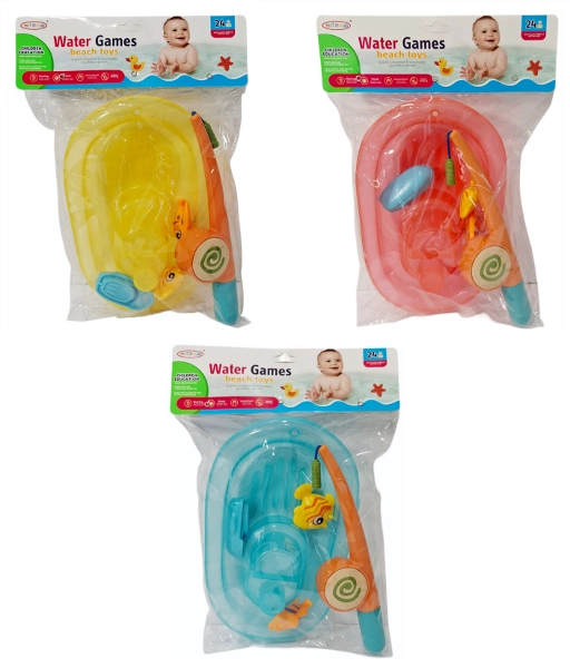 Hračka do koupele – loďka s udicí a rybkami