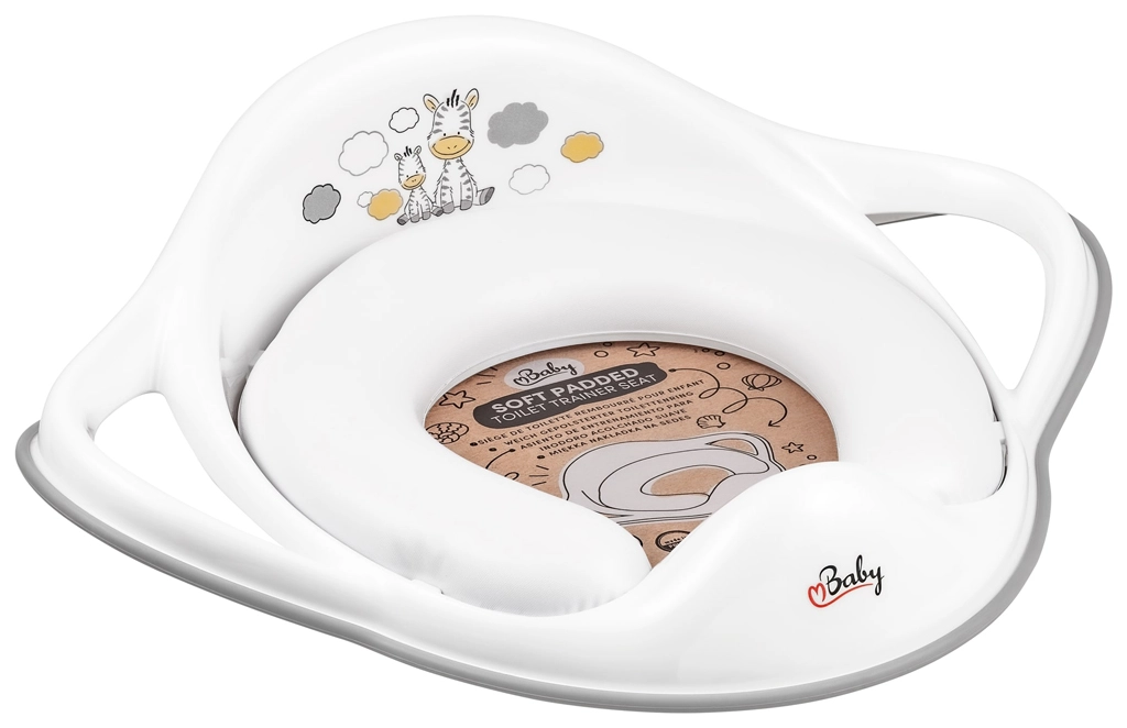 Maltex měkká redukce na WC se zarážkami Zebra bílá