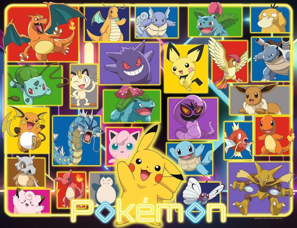 Levně RAVENSBURGER Zářící Pokémoni 2000 dílků