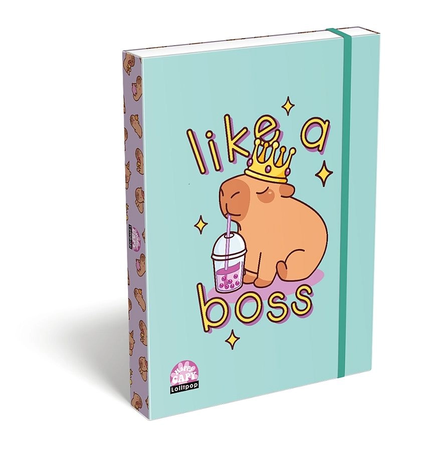 LizzyCard desky na sešity A4 capybara