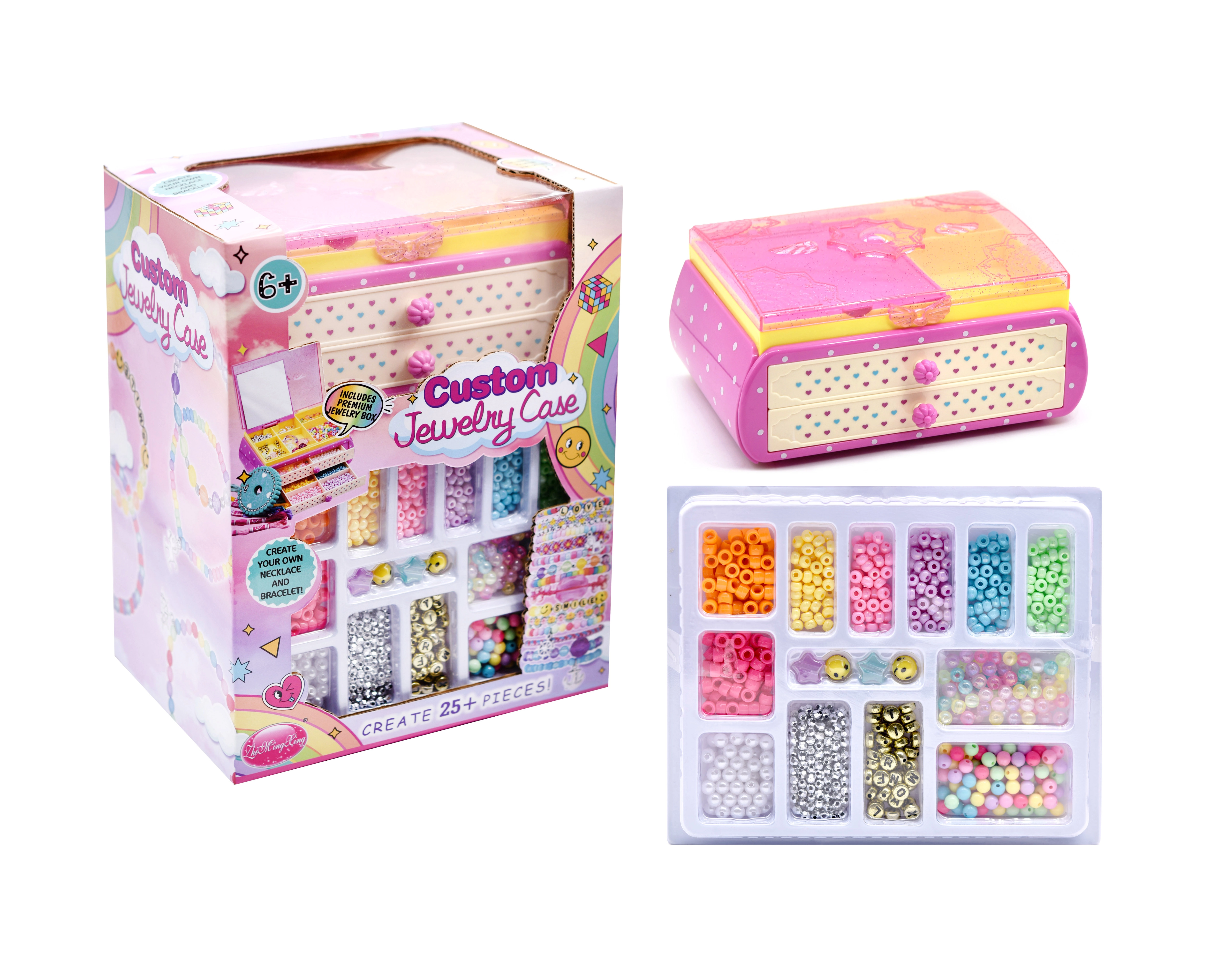 Sada korálků se šperkovnicí