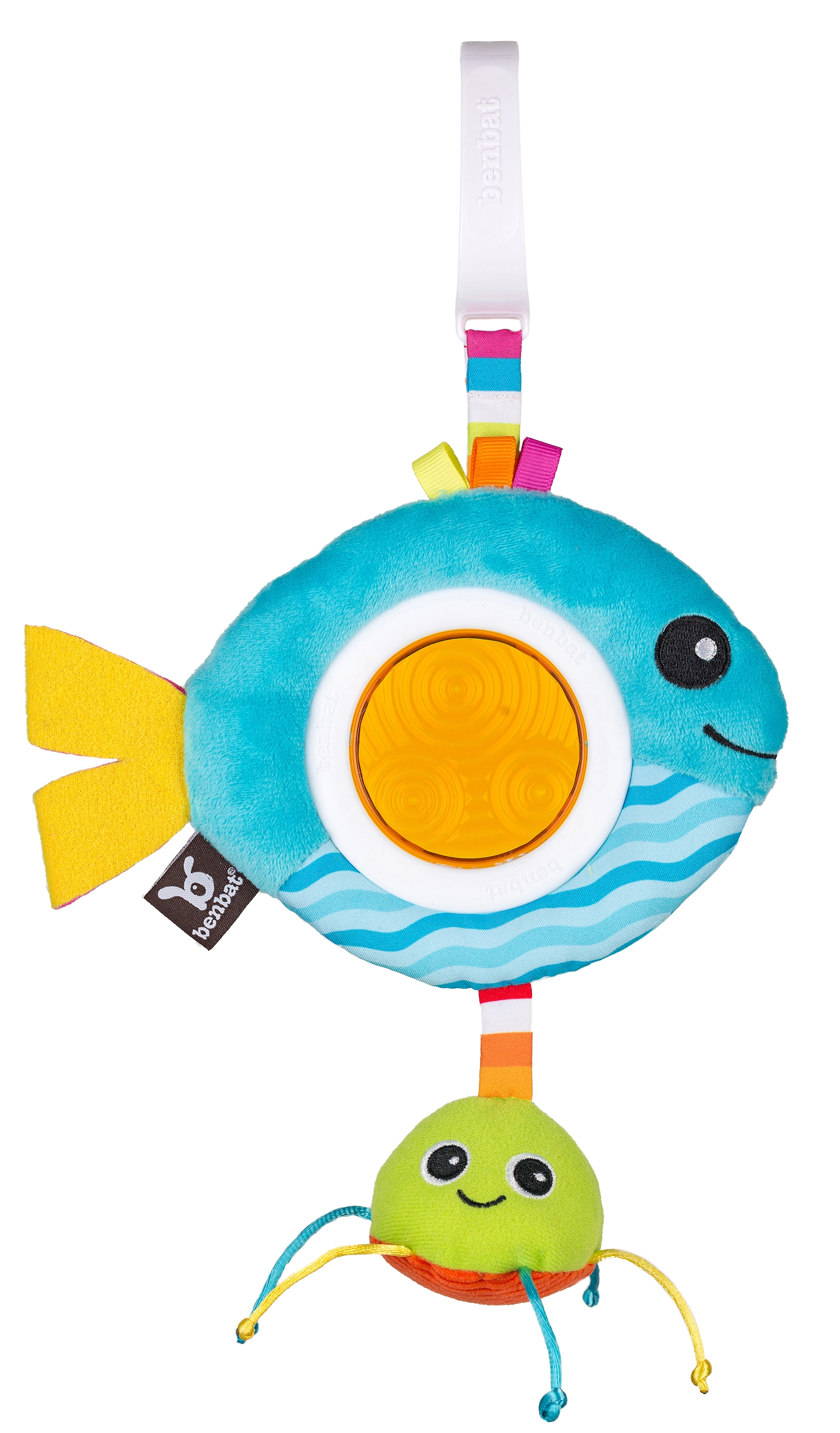 BenBat závěsná Dazzle Travel Rattle rybka