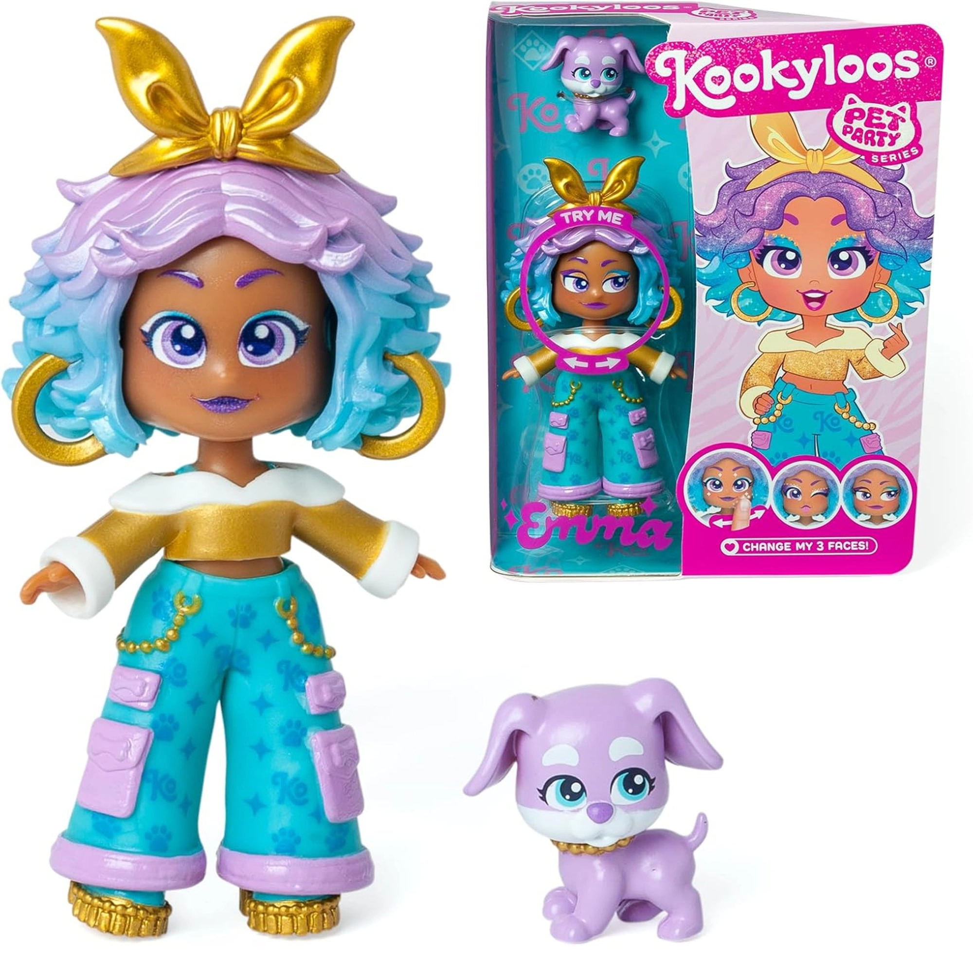 KookyLoos figurka Emma – Pet Party s pejskem