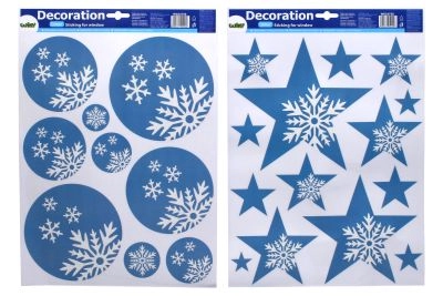 Wiky Dekorace okenní 41x29 cm VÁNOCE