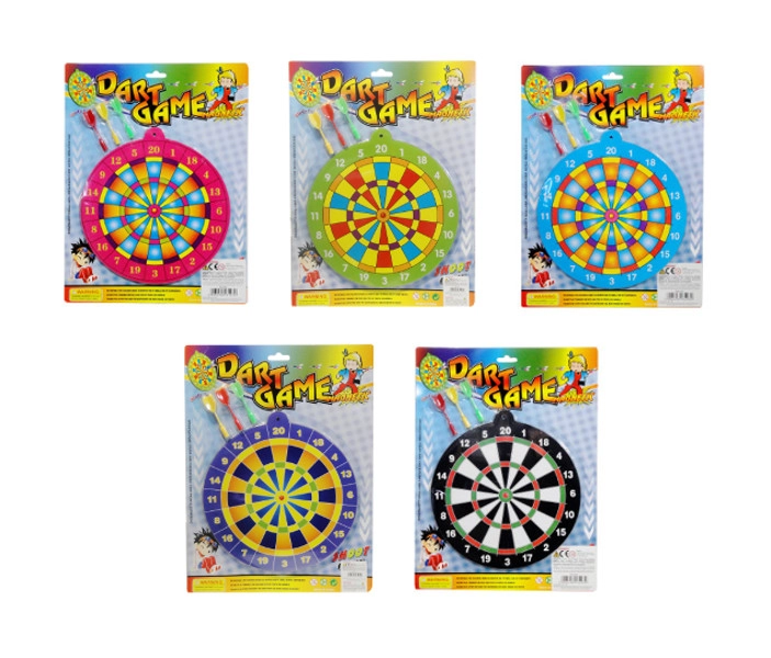 Magnetický terč na šipky se šipkami