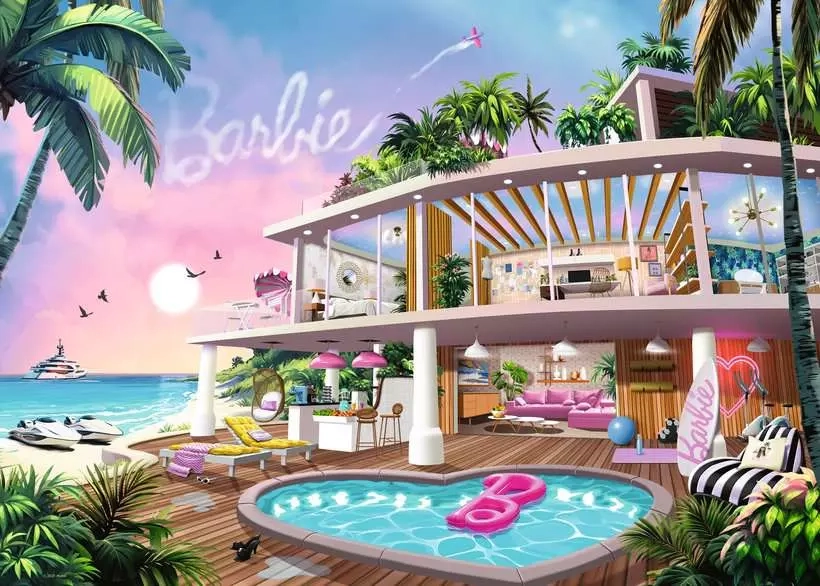 Puzzle RAVENSBURGER Barbie 1000 dílků