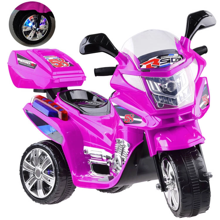Levně Majlo Toys elektrická tříkolka Speed Star růžová