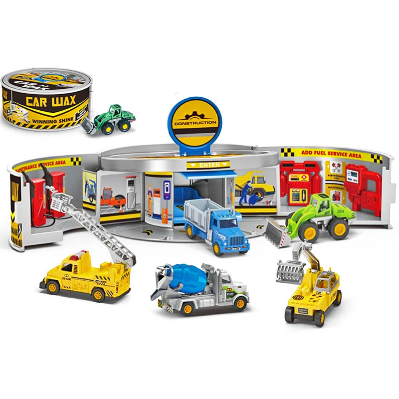 Skládací parkoviště v plechovce