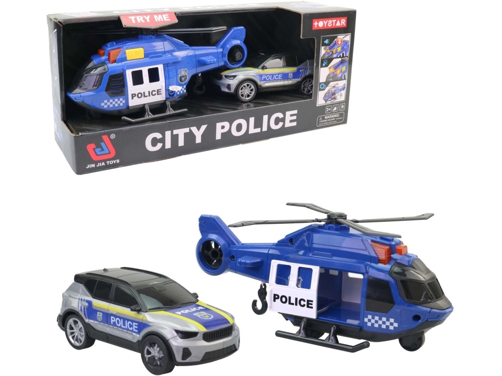 Policejní vrtulník – herní sada pro děti