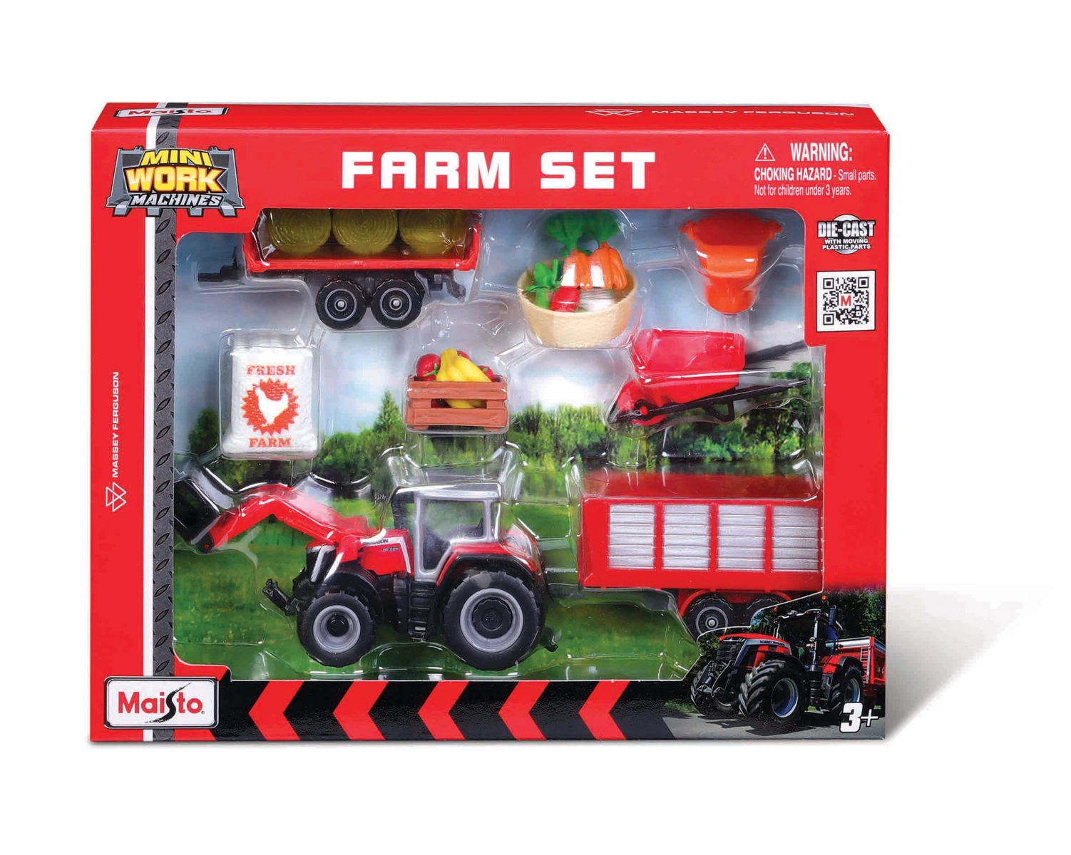 Maisto -  Massey Ferguson - Farmářský set