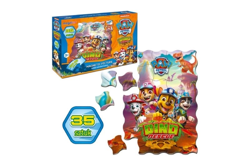 Paw Patrol dino rescue magnetická sada 35 ks