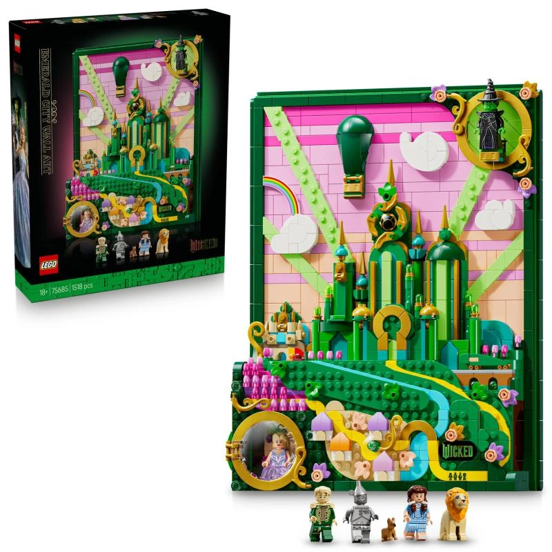 Lego Wicked nástěnné umění: Emerald City