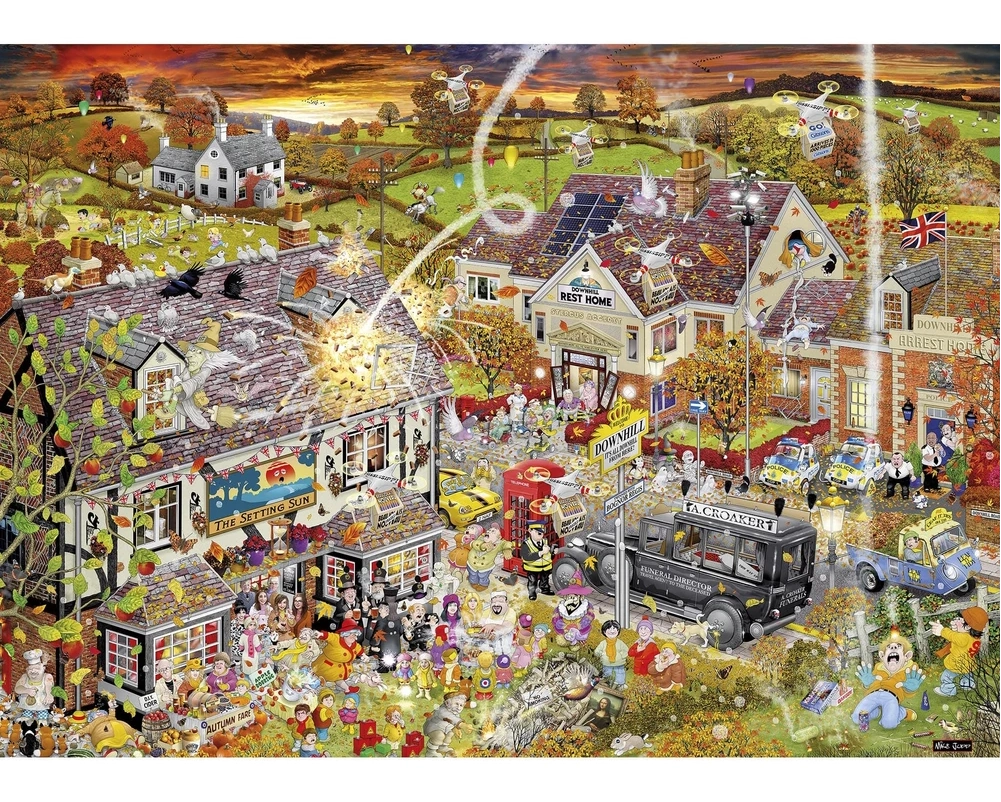 GIBSONS Puzzle Miluji podzim 1000 dílků