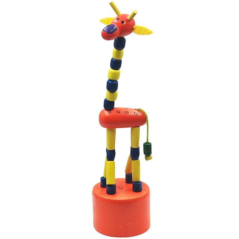 dřevěná žirafa pro děti 17 × 4 cm