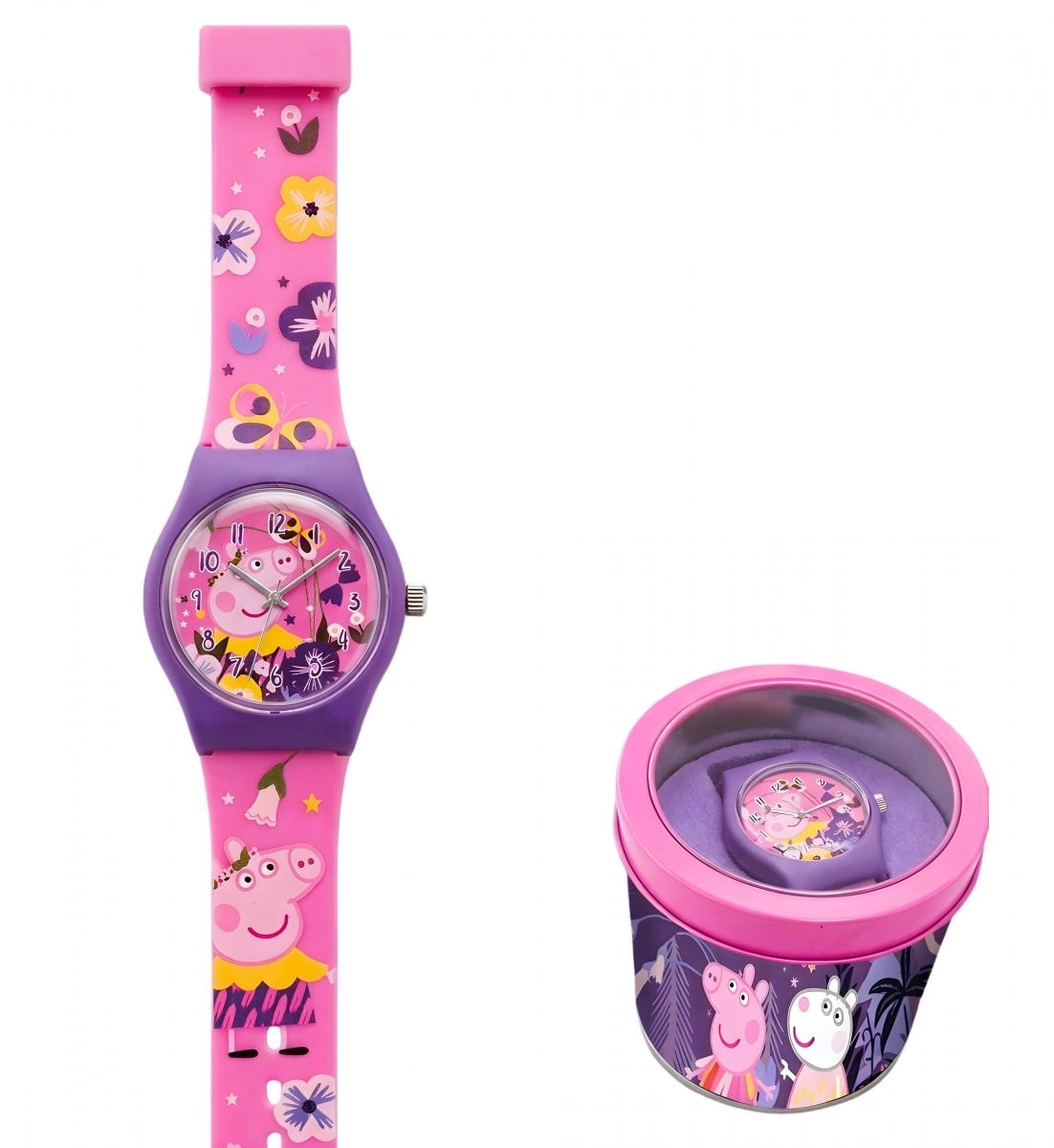 Analogové hodinky Peppa Pig
