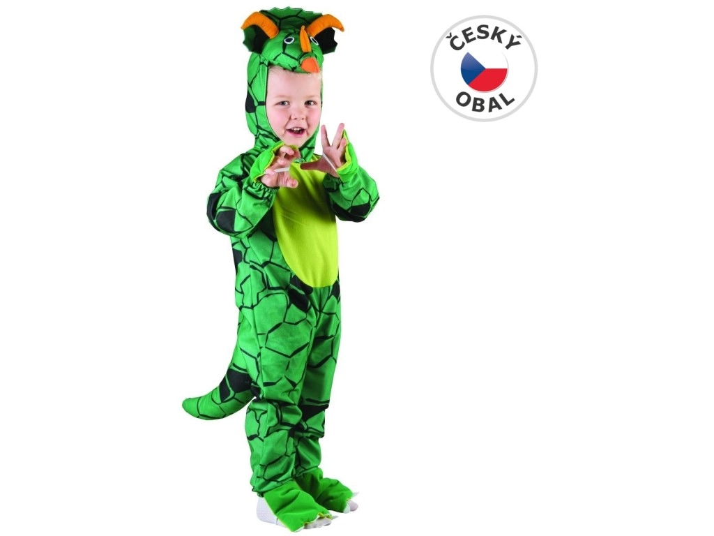 Dětský kostým triceratops 92–104 cm