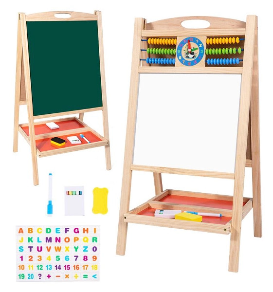 Dřevěná oboustranná tabule 70 cm
