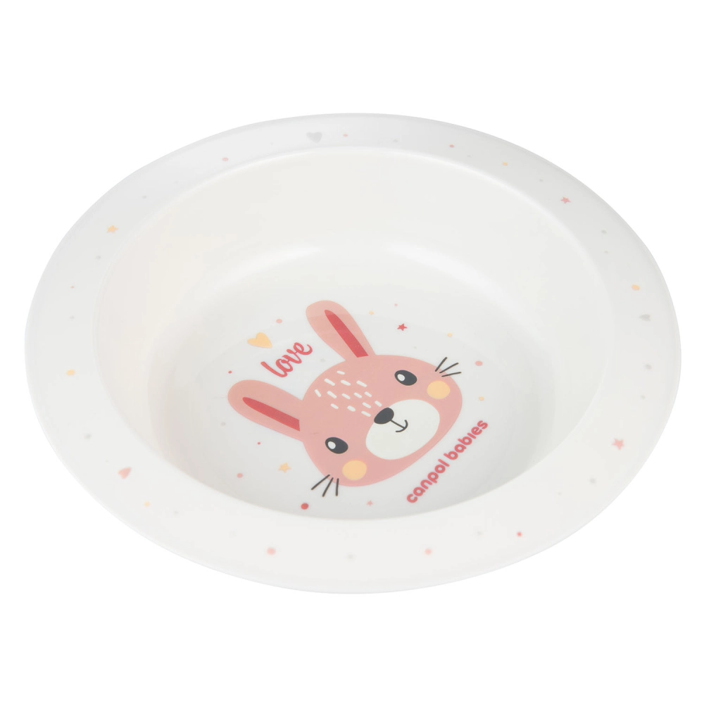 Canpol babies plastová miska Cute Animals 270 ml – Zajíc