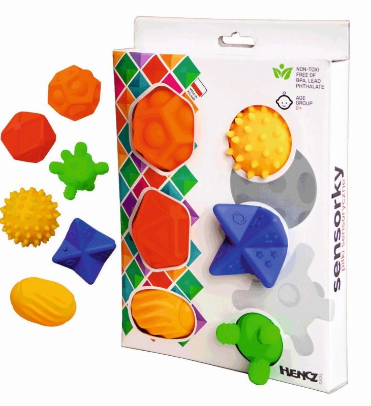 Senzorické míčky Sensorky – sada 6 ks