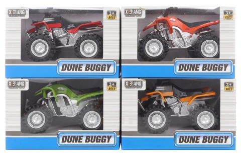 Čtyřkolka 4 barvy kovová