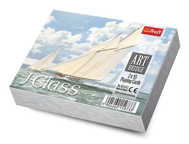 Sada karet ART BRIDGE – J-Class, brydžový formát