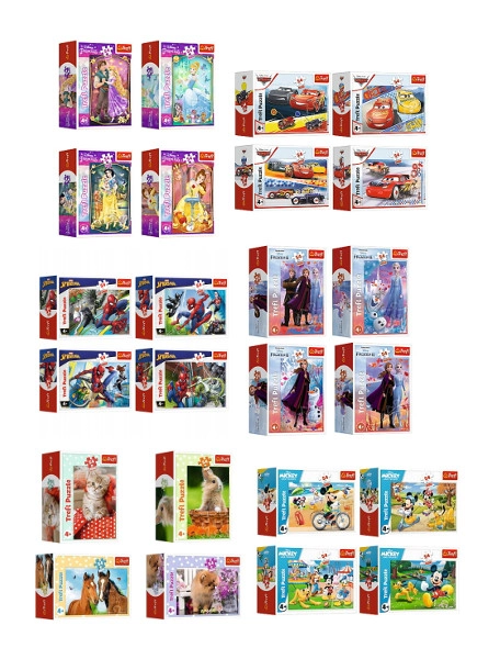 Mini puzzle 54 dílků