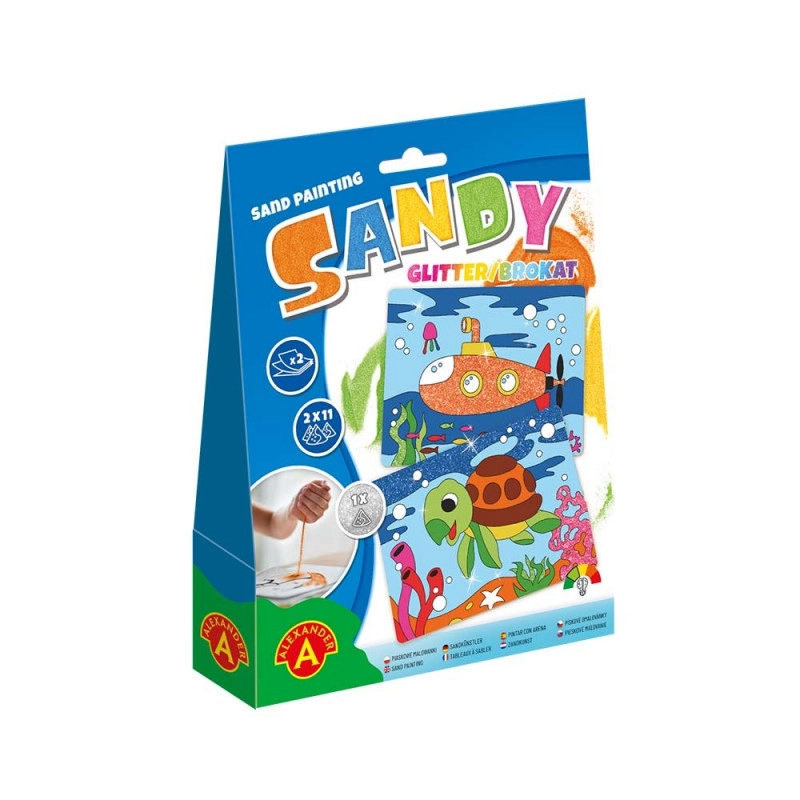 Obrazy z písku Želva a ponorka