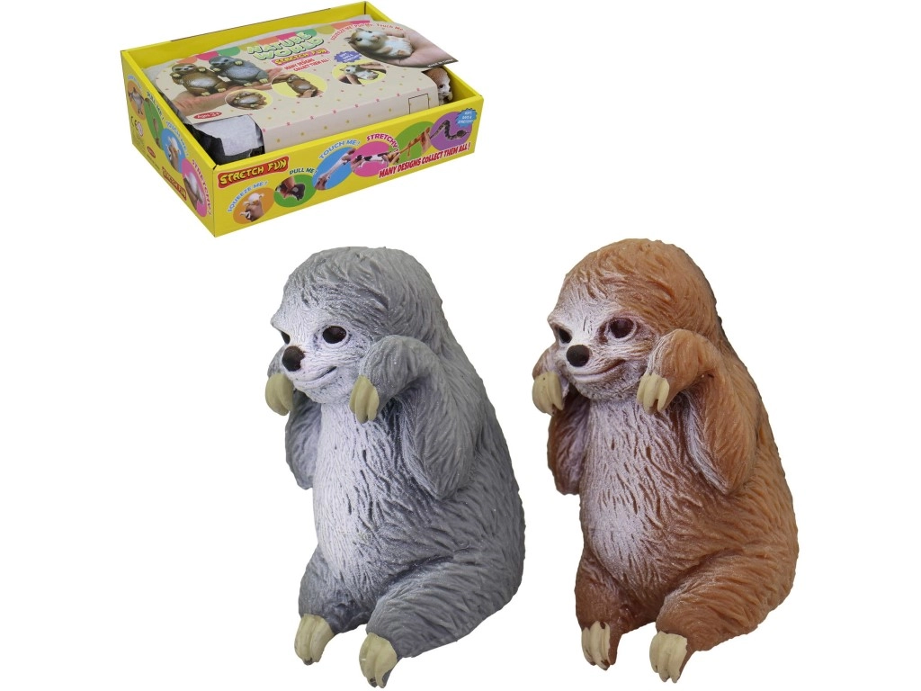 Gumový lenochod 9 cm – zvířátko pro děti