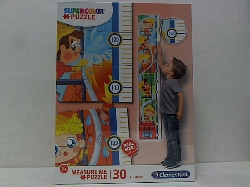 Clem puzzle 30 dílků – růstový metr SOS Fireman