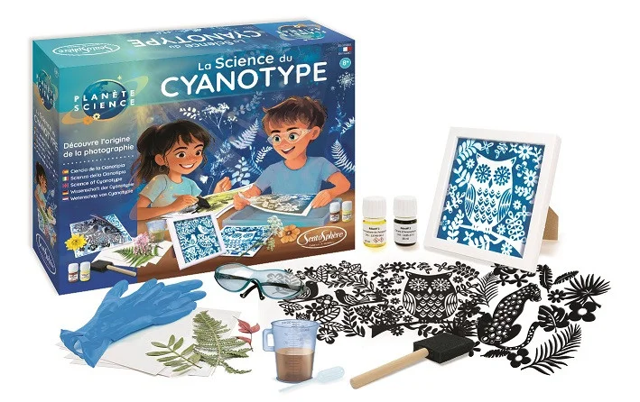 Sentosphere Kyanotypie - vyvolávání obrázků Montessori