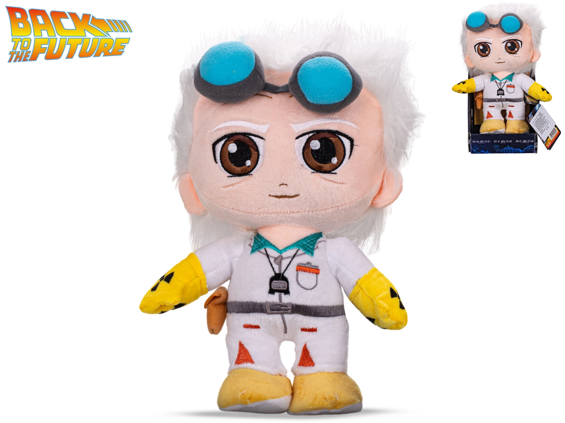 Plyšová figurka Dr. Emmetta Browna – Návrat do budoucnosti (30 cm)