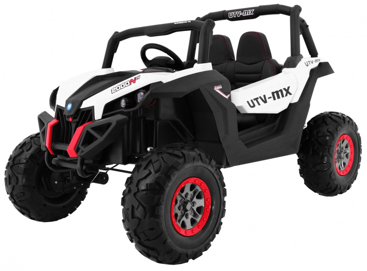 RKToys dětské elektrické auto Buggy Superstar 4x4 MP3 bílá