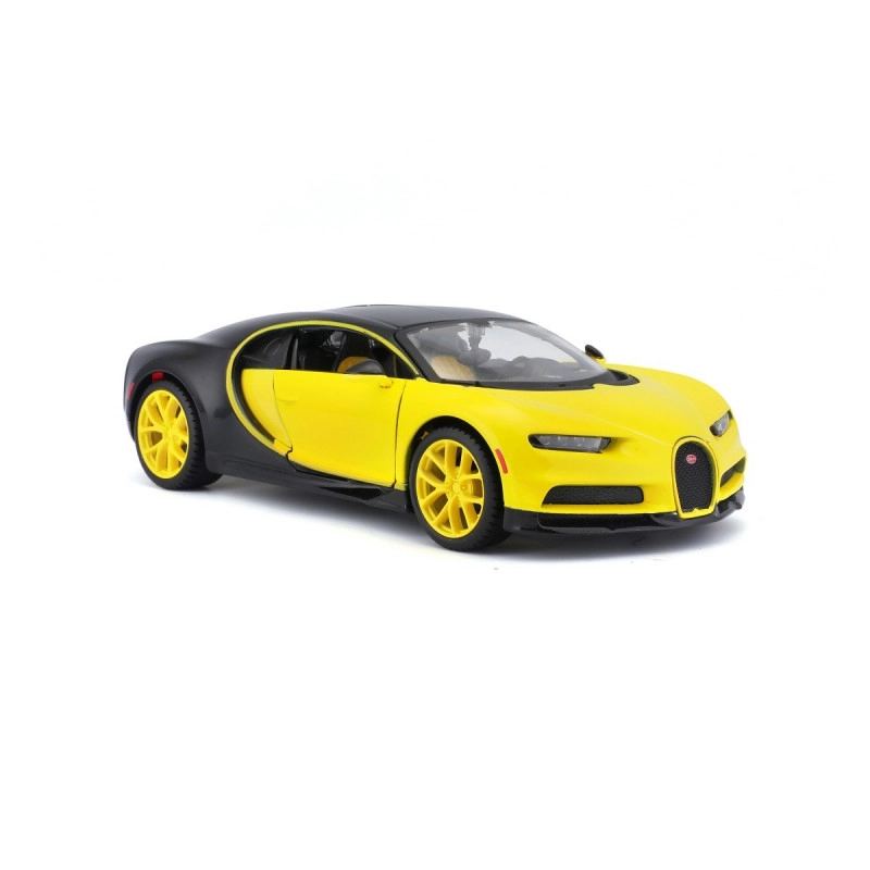 Maisto Bugatti Chiron žlutá/černá 1:24