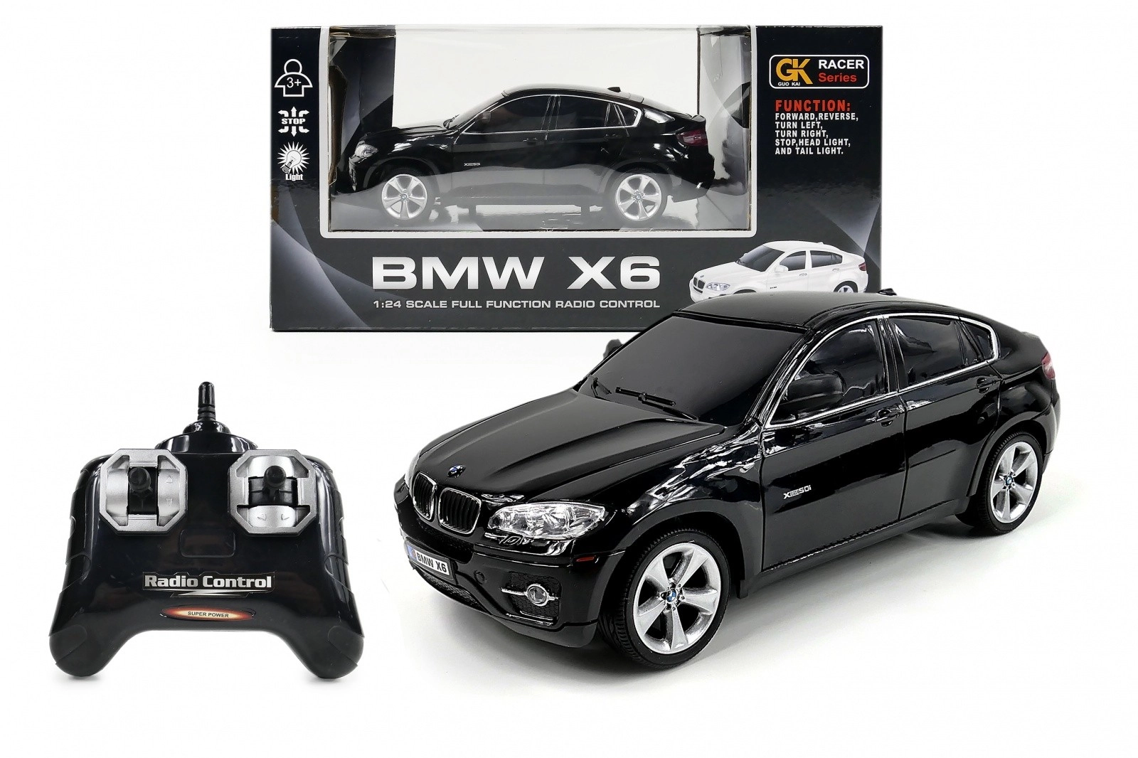 RC auto BMW s předními a zadními světly
