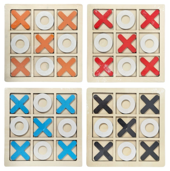 Dřevěná cestovní hra piškvorky